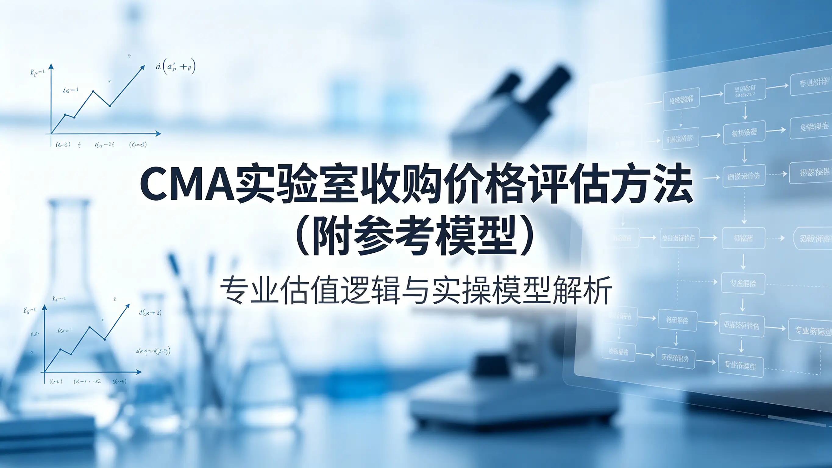 CMA实验室收购价格评估方法（附参考模型）