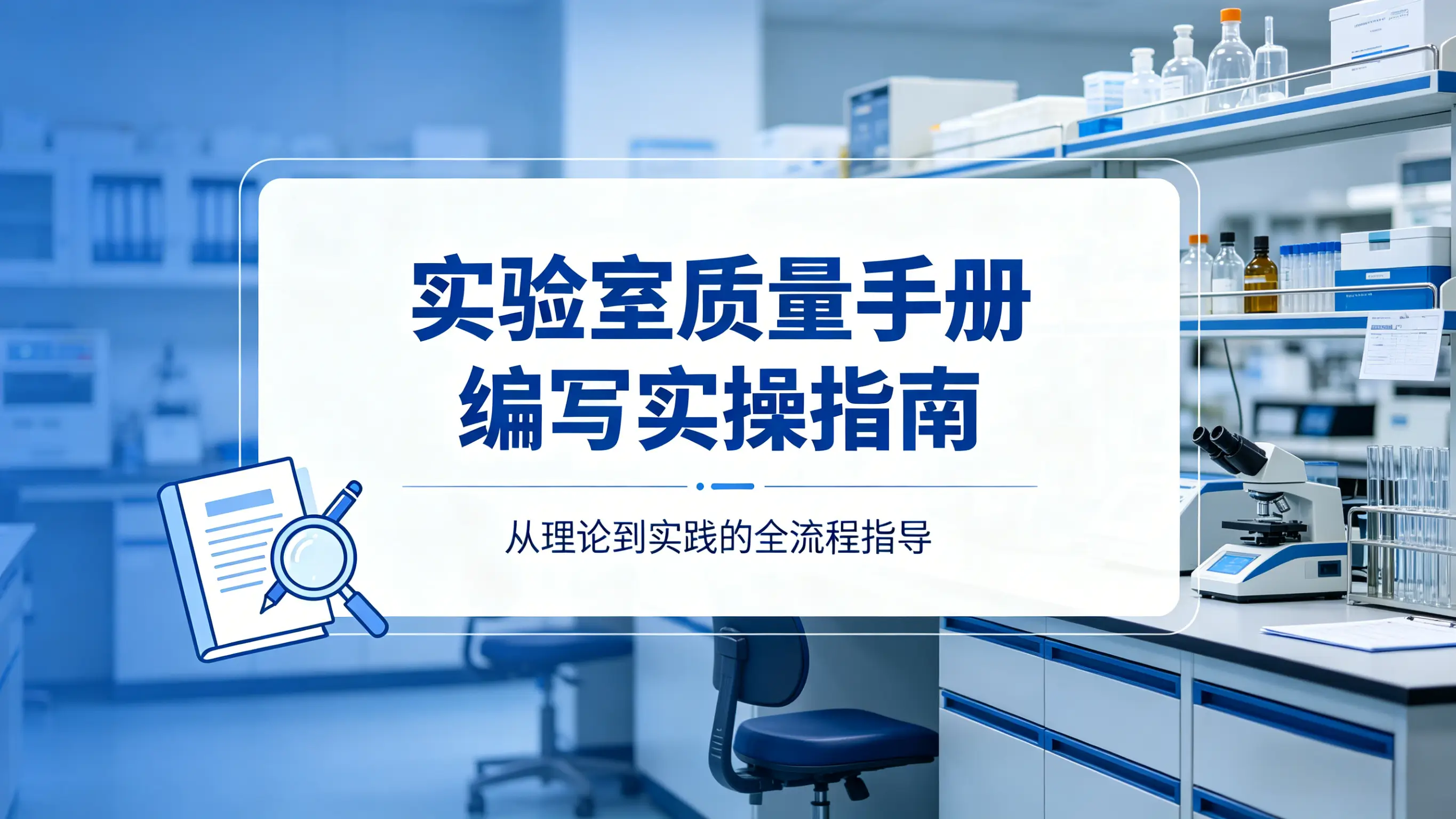 实验室质量手册编写实操指南