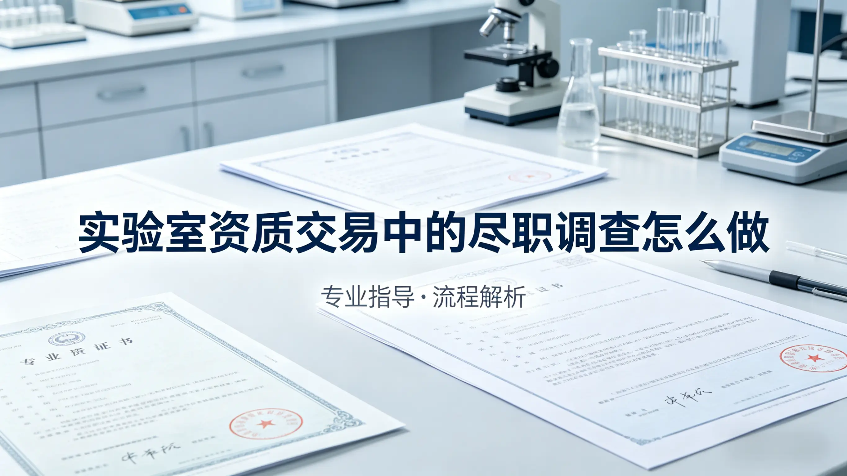 实验室资质交易中的尽职调查怎么做