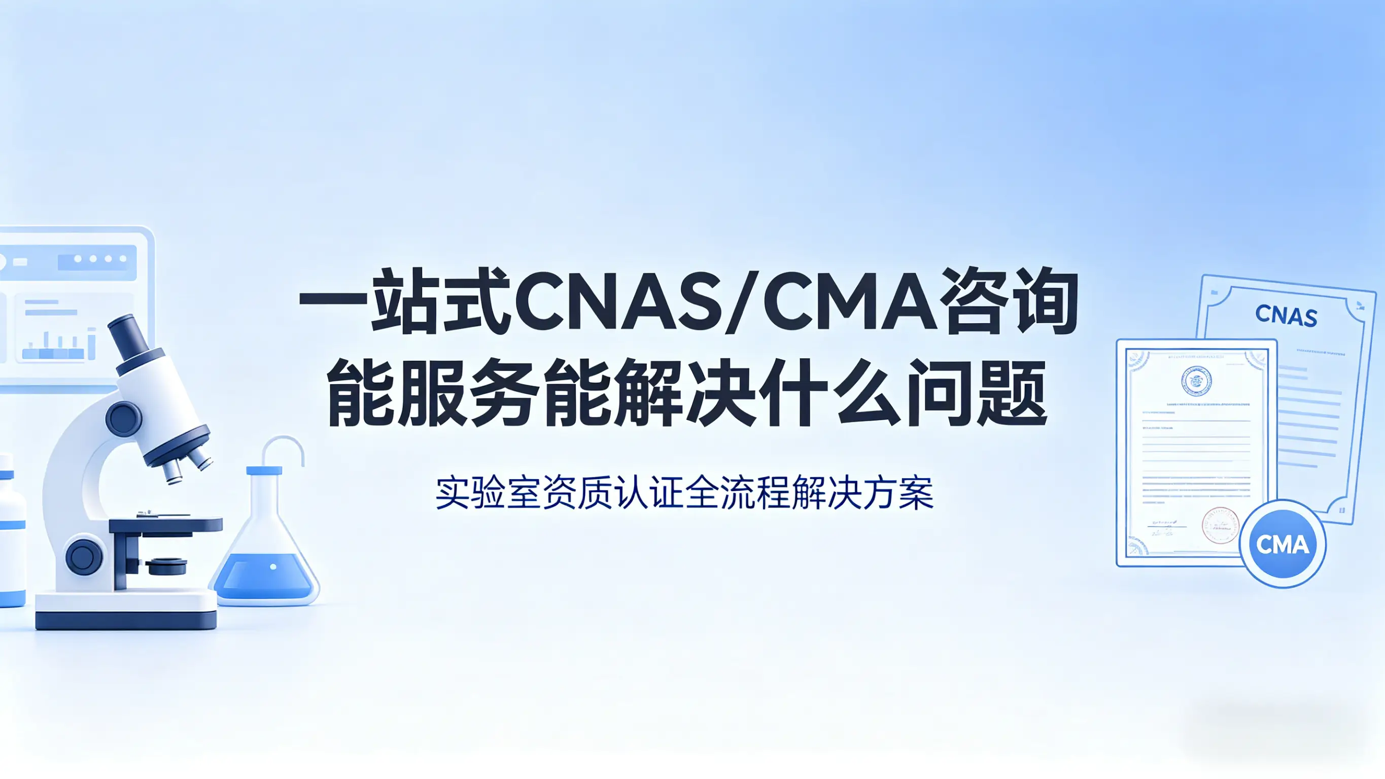 一站式CNAS/CMA咨询服务能解决什么问题